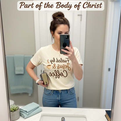 Fueled by Jesus & Coffee T-Shirt_mirror_selfie