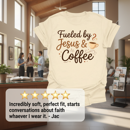 Fueled by Jesus & Coffee T-Shirt_review