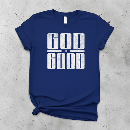 God Is Good T-Shirt_triple_model