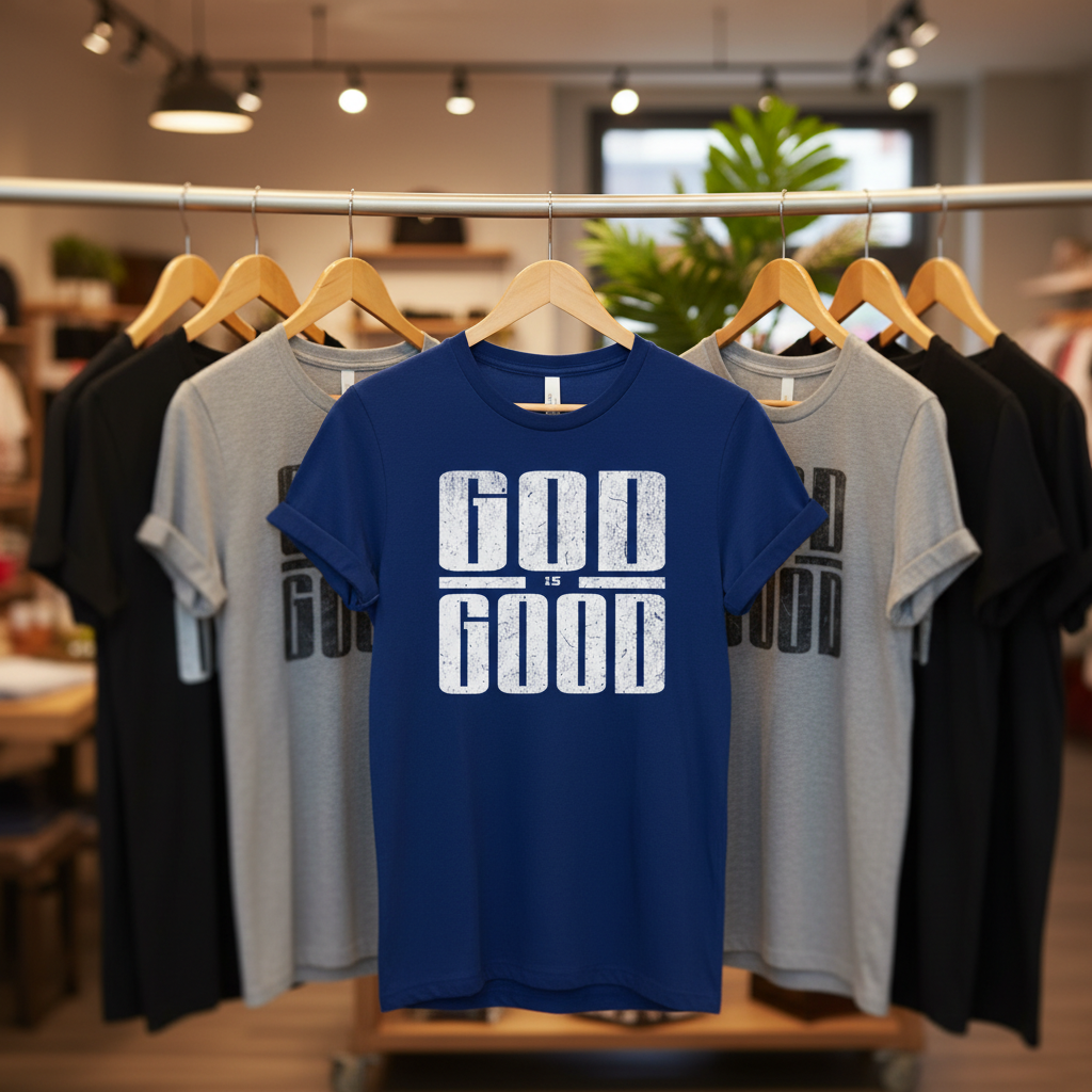 God Is Good T-Shirt_boutique_rack