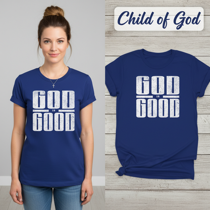 God Is Good T-Shirt_model_flat