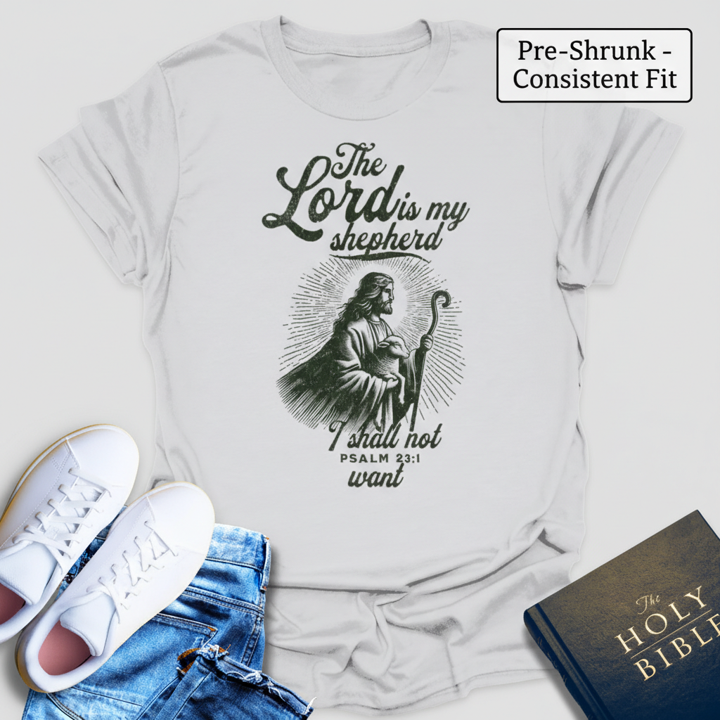 The Lord Is My Shepherd T-Shirt_clean