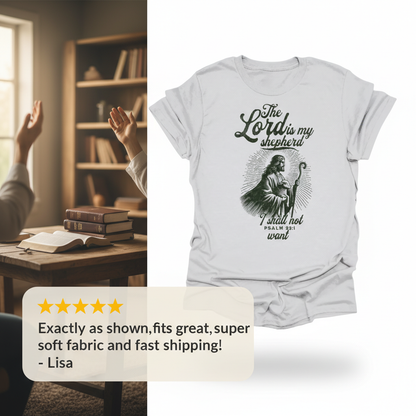 The Lord Is My Shepherd T-Shirt_review