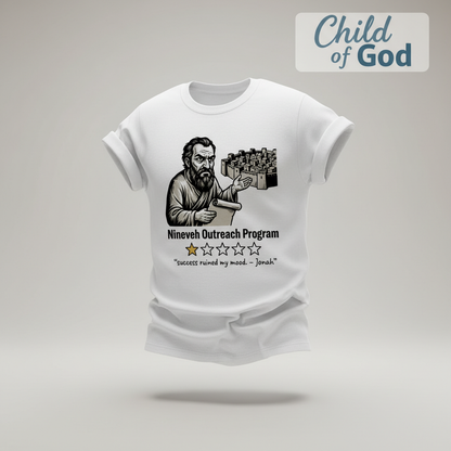 Nineveh Outreach Review T-Shirt_3d_float