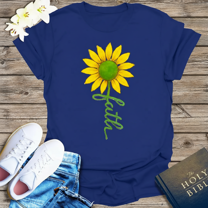 Sunflower Faith T-Shirt_triple_model