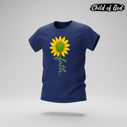Sunflower Faith T-Shirt_3d_float