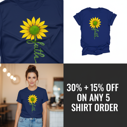 Sunflower Faith T-Shirt_4_panel