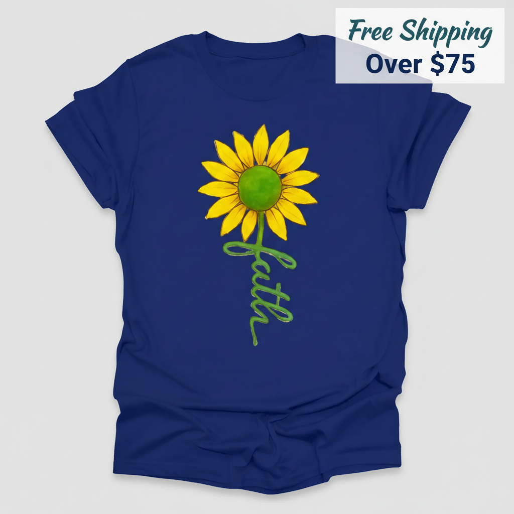 Sunflower Faith T-Shirt_clean