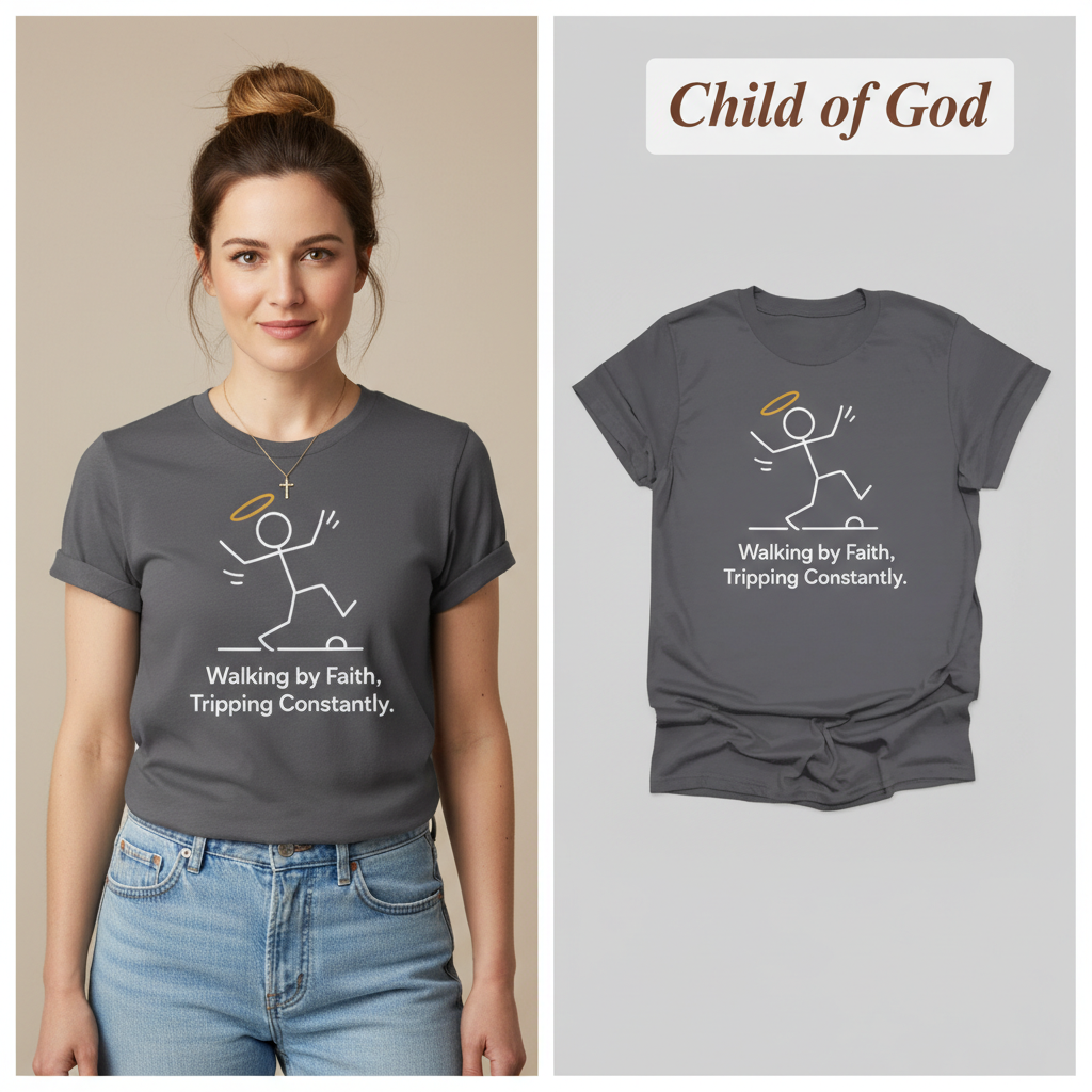 Washed by the Blood T-Shirt_model_flat