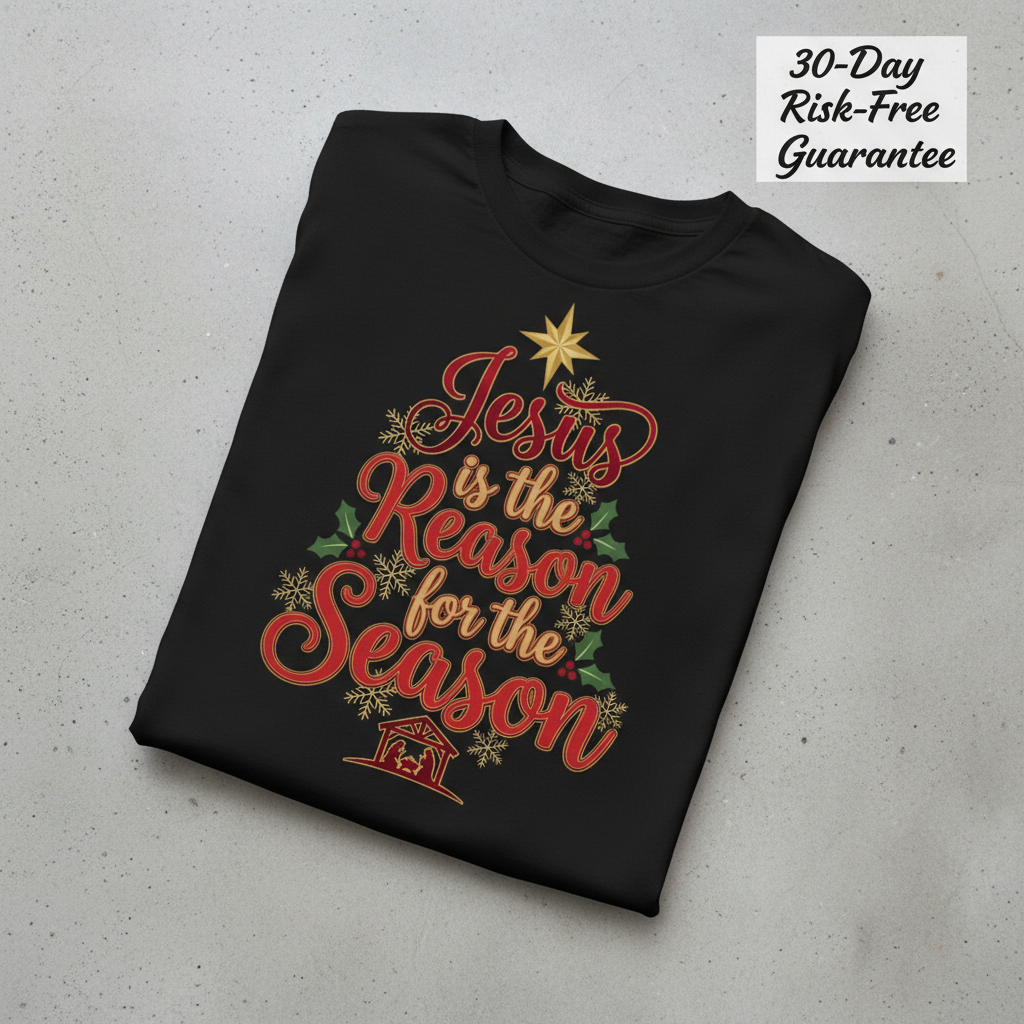 Jesus Is the Reason T-Shirt_fold_tilt