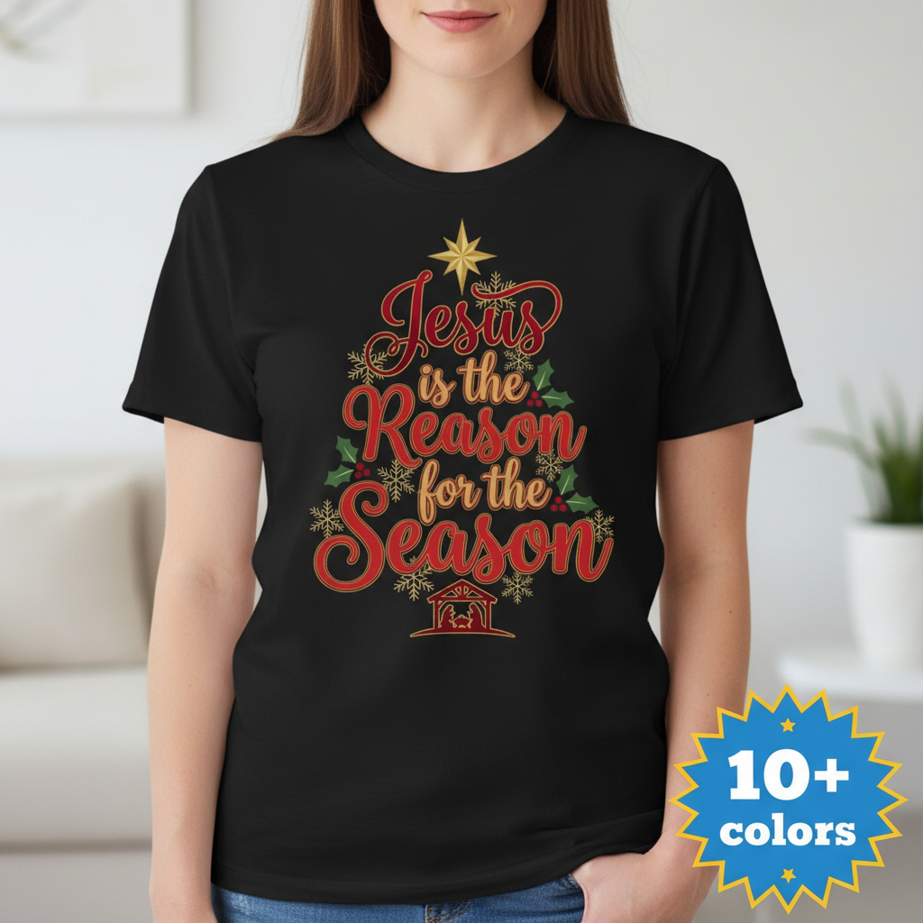 Jesus Is the Reason T-Shirt_badge