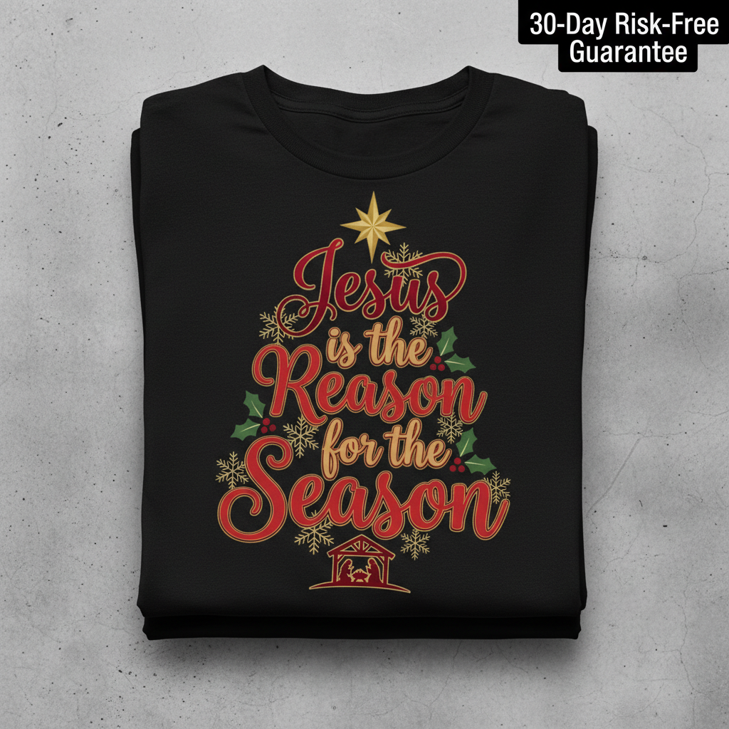 Jesus Is the Reason T-Shirt_stacked_flatlay