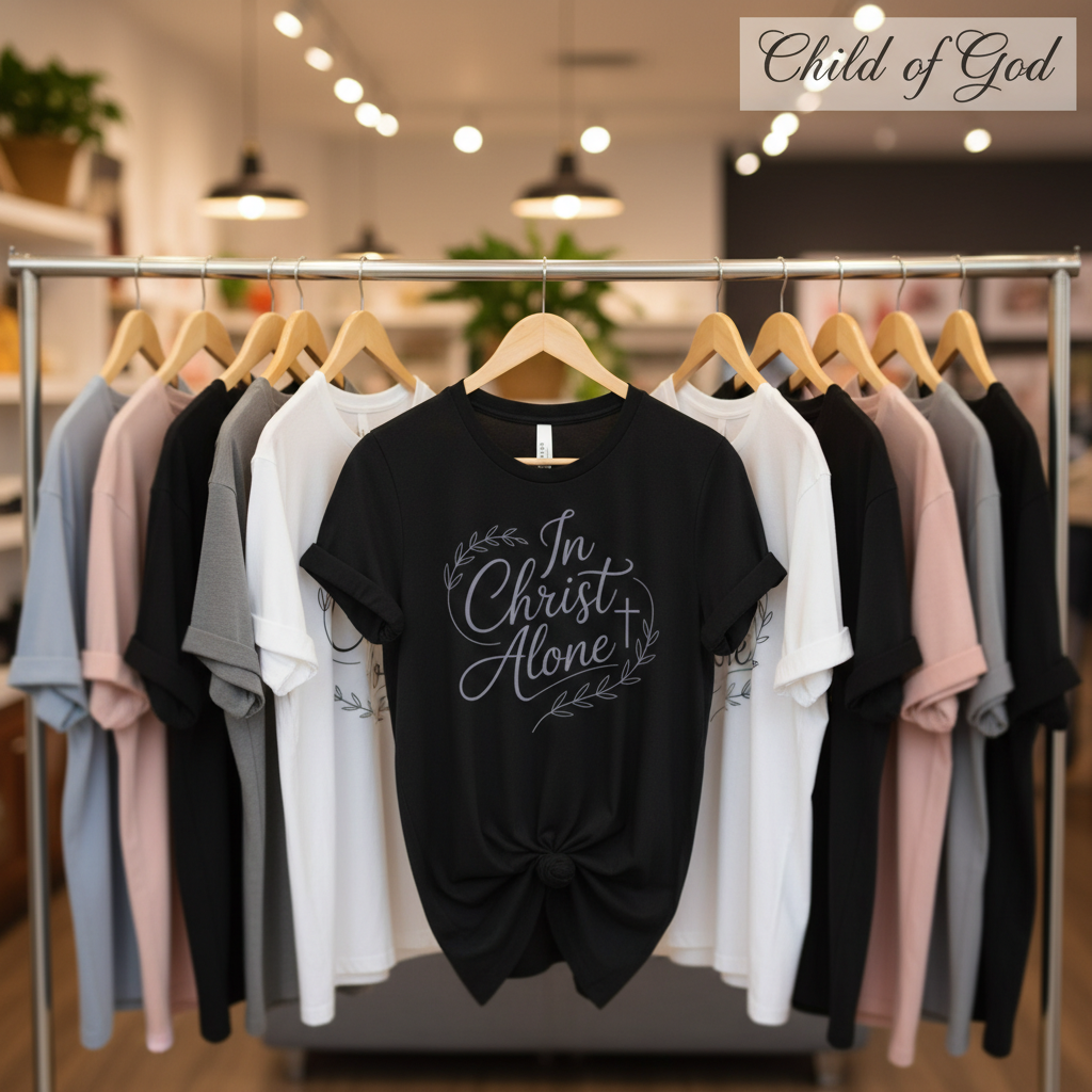 In Christ Alone T-Shirt_boutique_rack