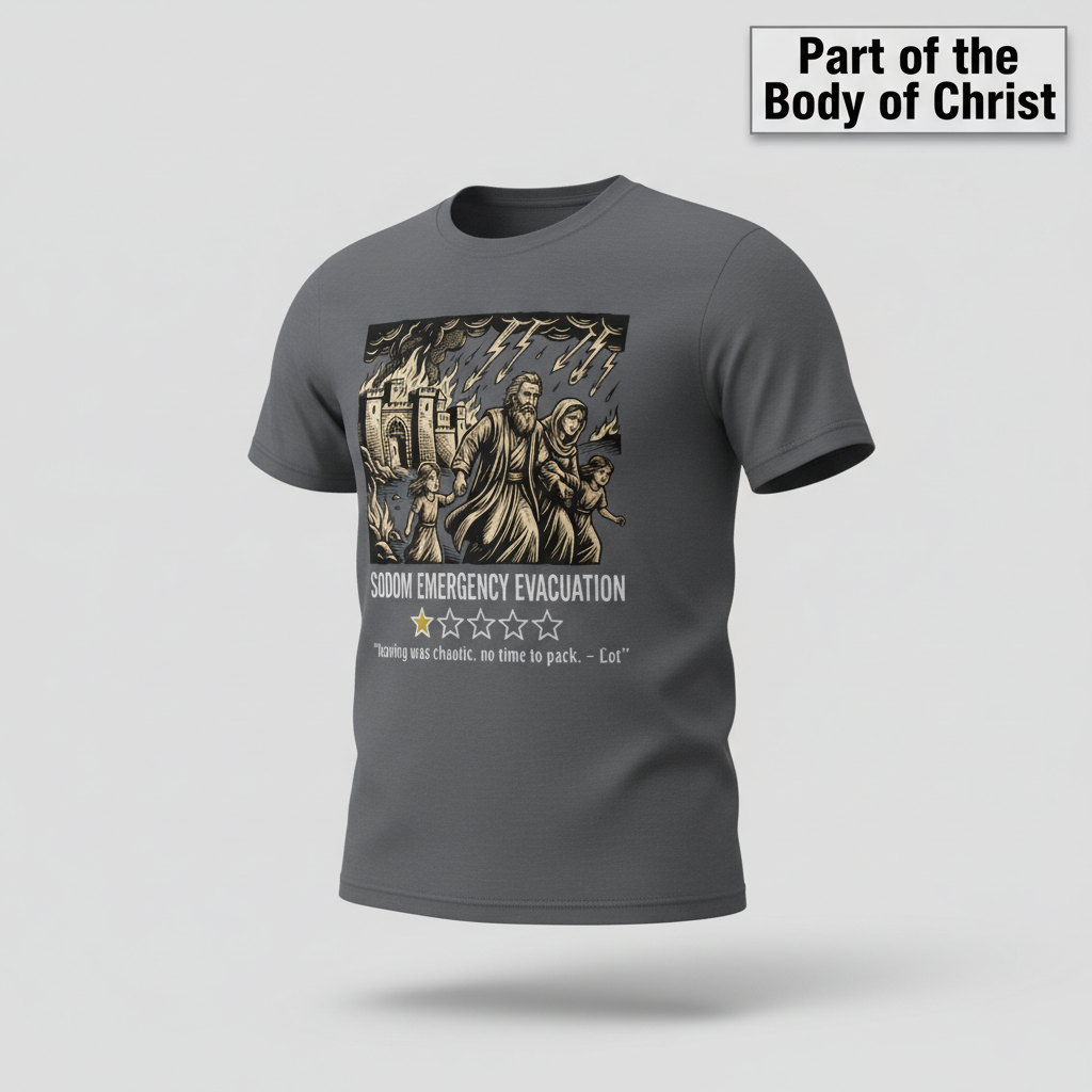 Sodom Emergency Evacuation T-Shirt_3d_float