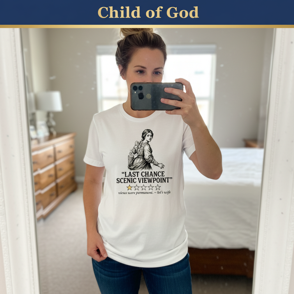Last Chance Scenic Viewpoint T-Shirt_mirror_selfie