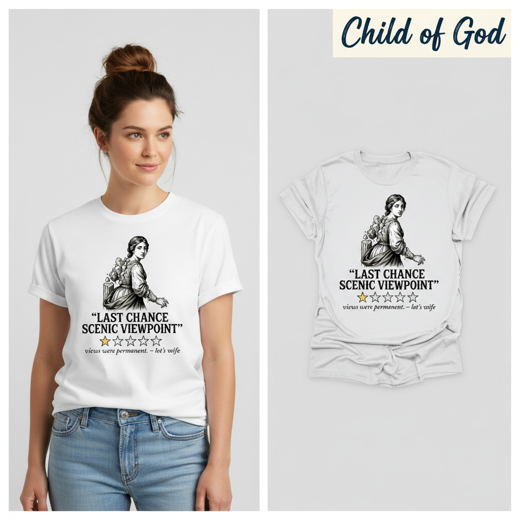 Last Chance Scenic Viewpoint T-Shirt_model_flat