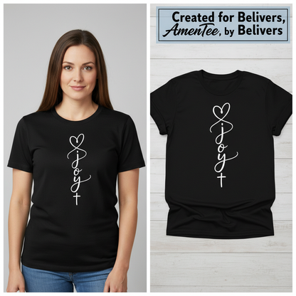 Joy T-Shirt_model_flat