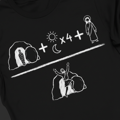 He Is Risen Equation T-Shirt_extreme_za