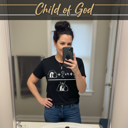 He Is Risen Equation T-Shirt_mirror_selfie
