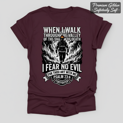 Fear No Evil Firefighter T-Shirt_clean
