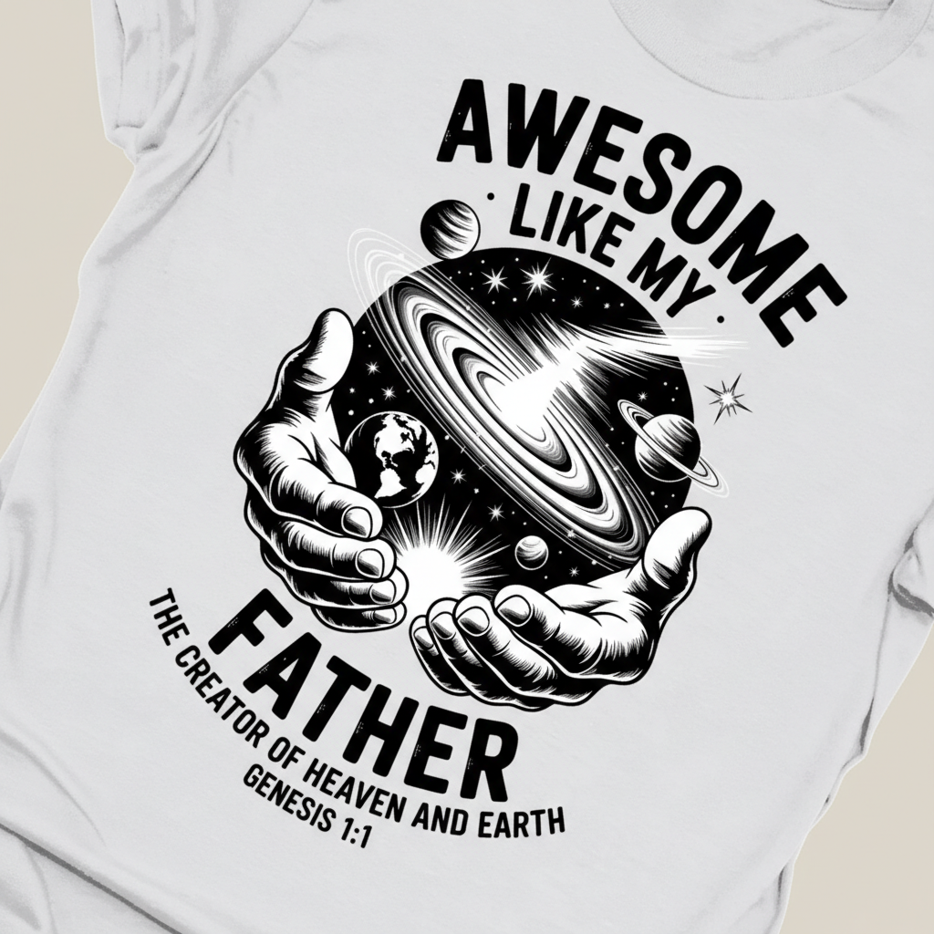 Awesome Like My Father T-Shirt_extreme_za