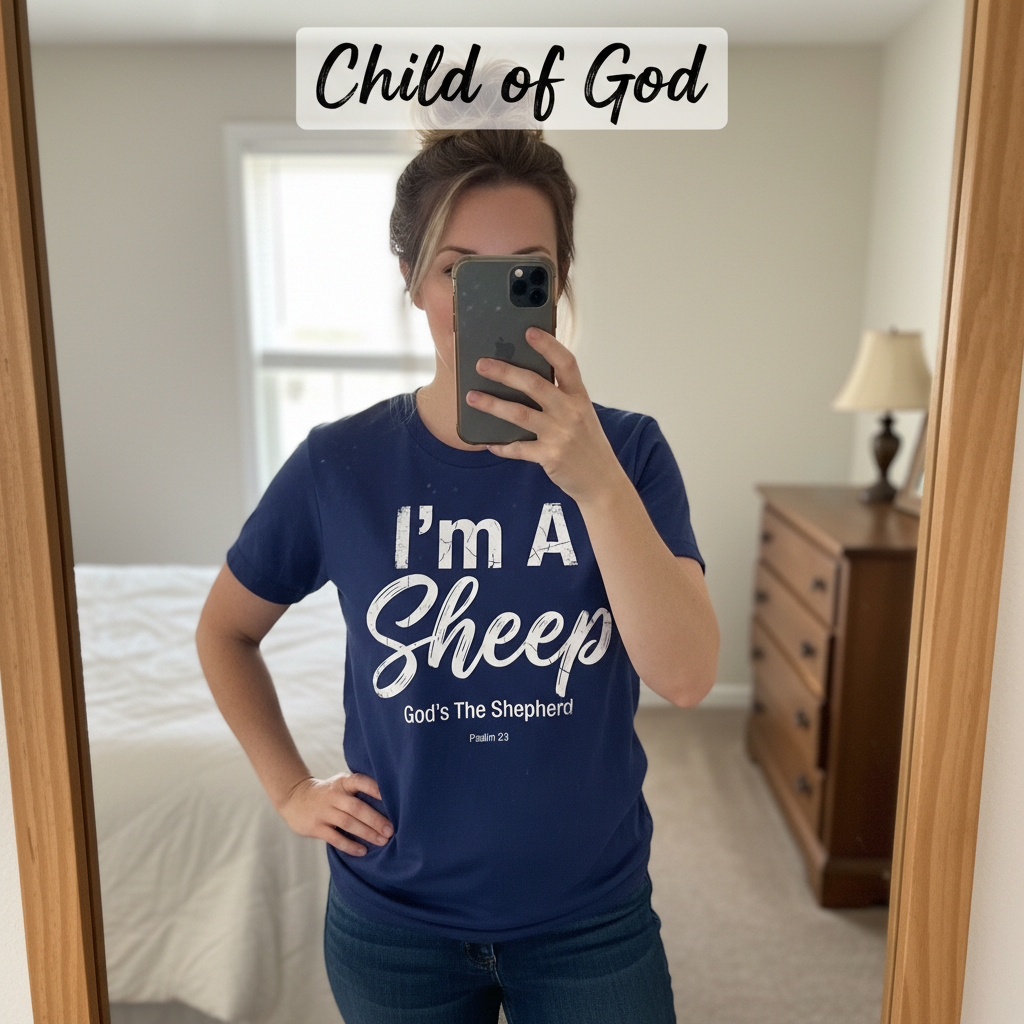 I'm A Sheep T-Shirt_mirror_selfie