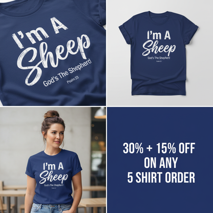 I'm A Sheep T-Shirt_4_panel