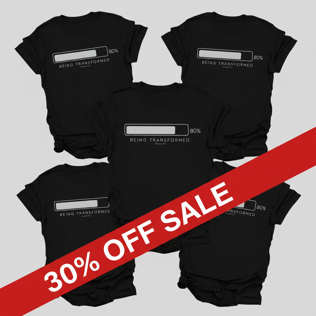 Being Transformed Progress T-Shirt_triple_model