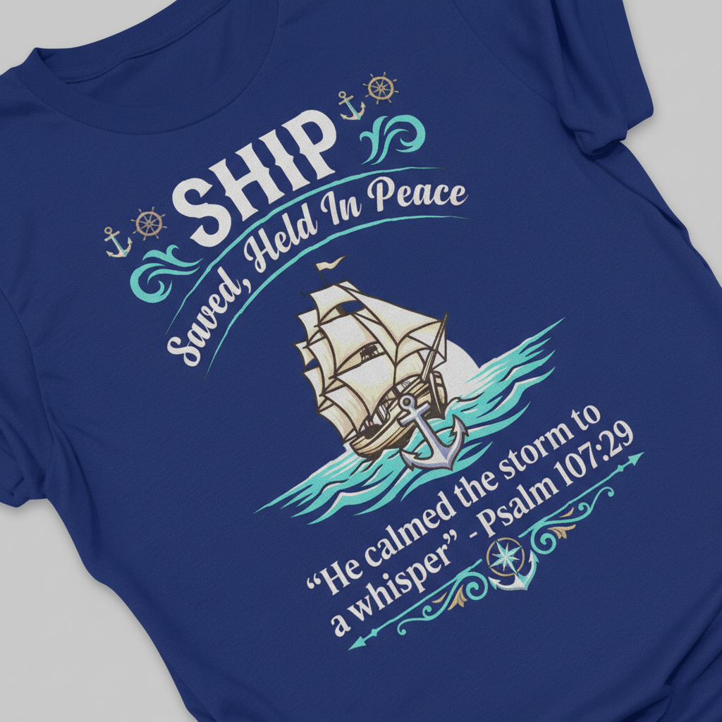 Saved Ship Peace T-Shirt_extreme_za
