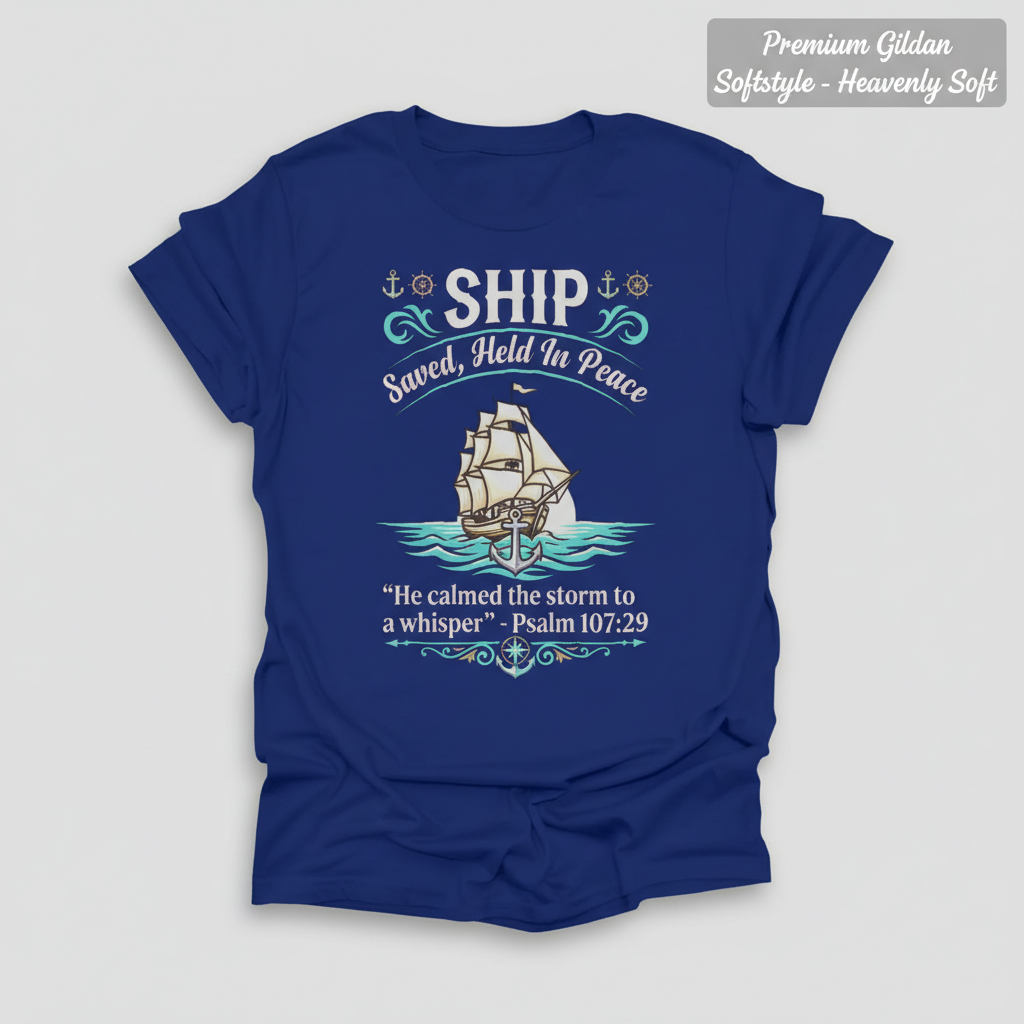 Saved Ship Peace T-Shirt_clean