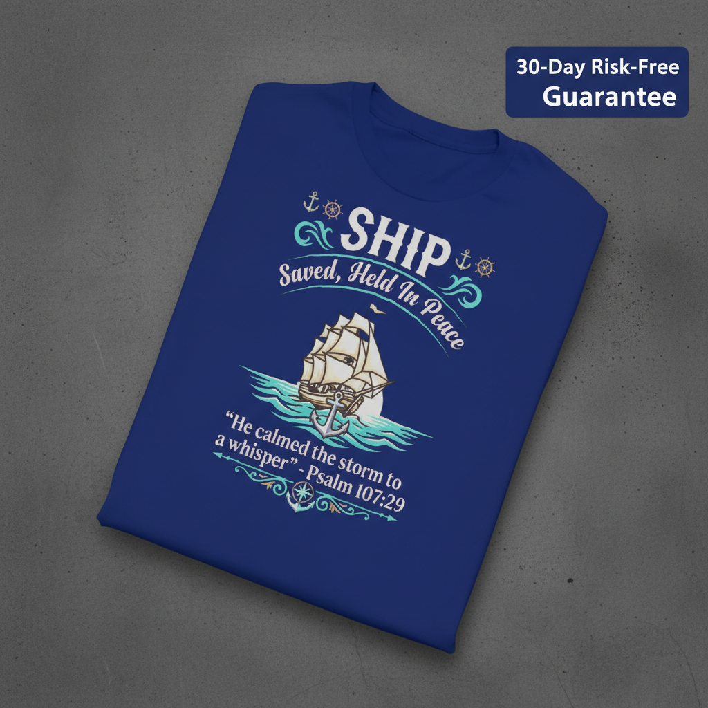 Saved Ship Peace T-Shirt_fold_tilt