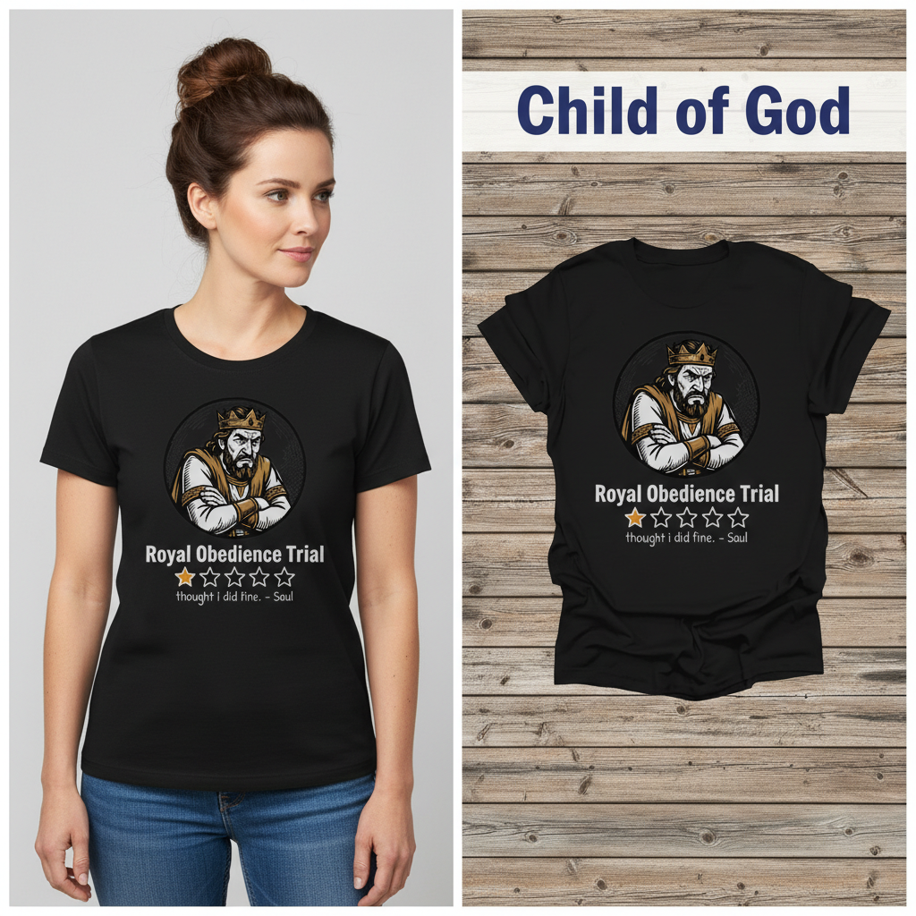 Royal Obedience Trial T-Shirt_model_flat