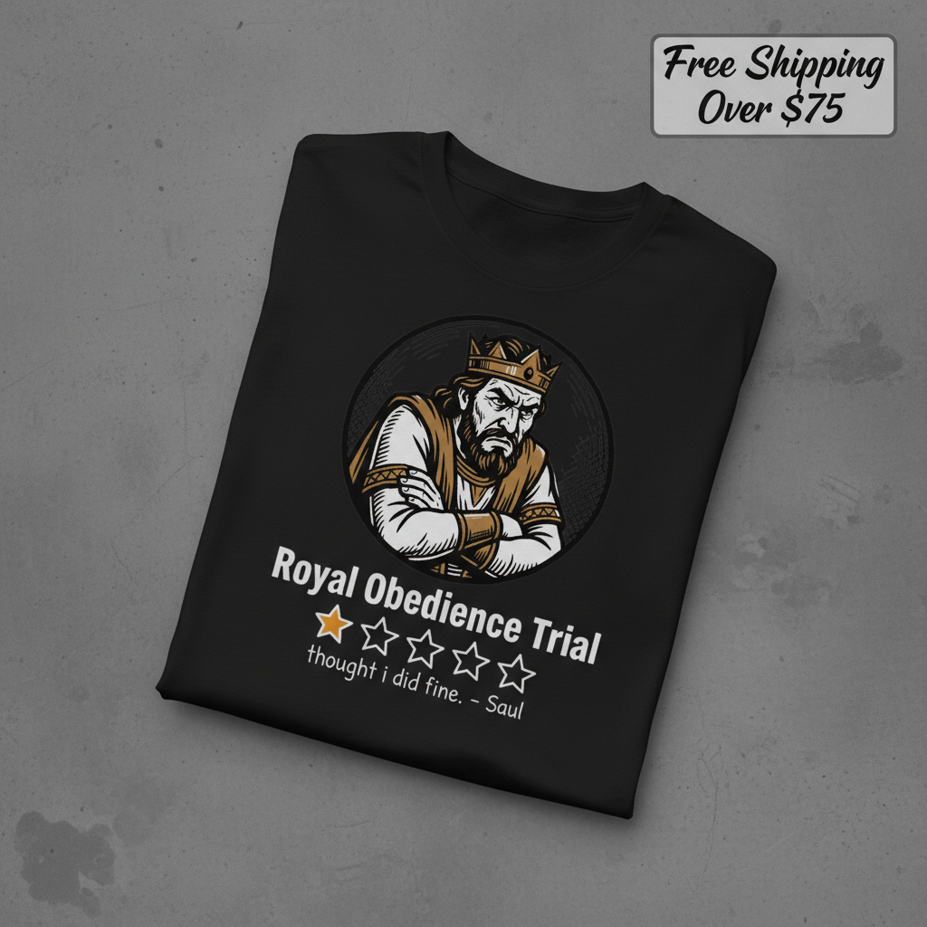 Royal Obedience Trial T-Shirt_fold_tilt