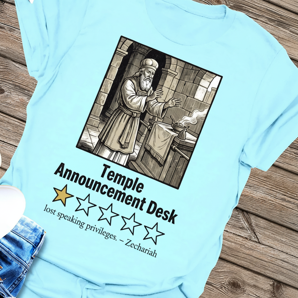 Temple Announcement Desk T-Shirt_extreme_za
