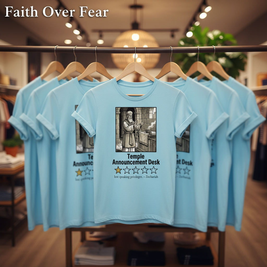 Temple Announcement Desk T-Shirt_boutique_rack