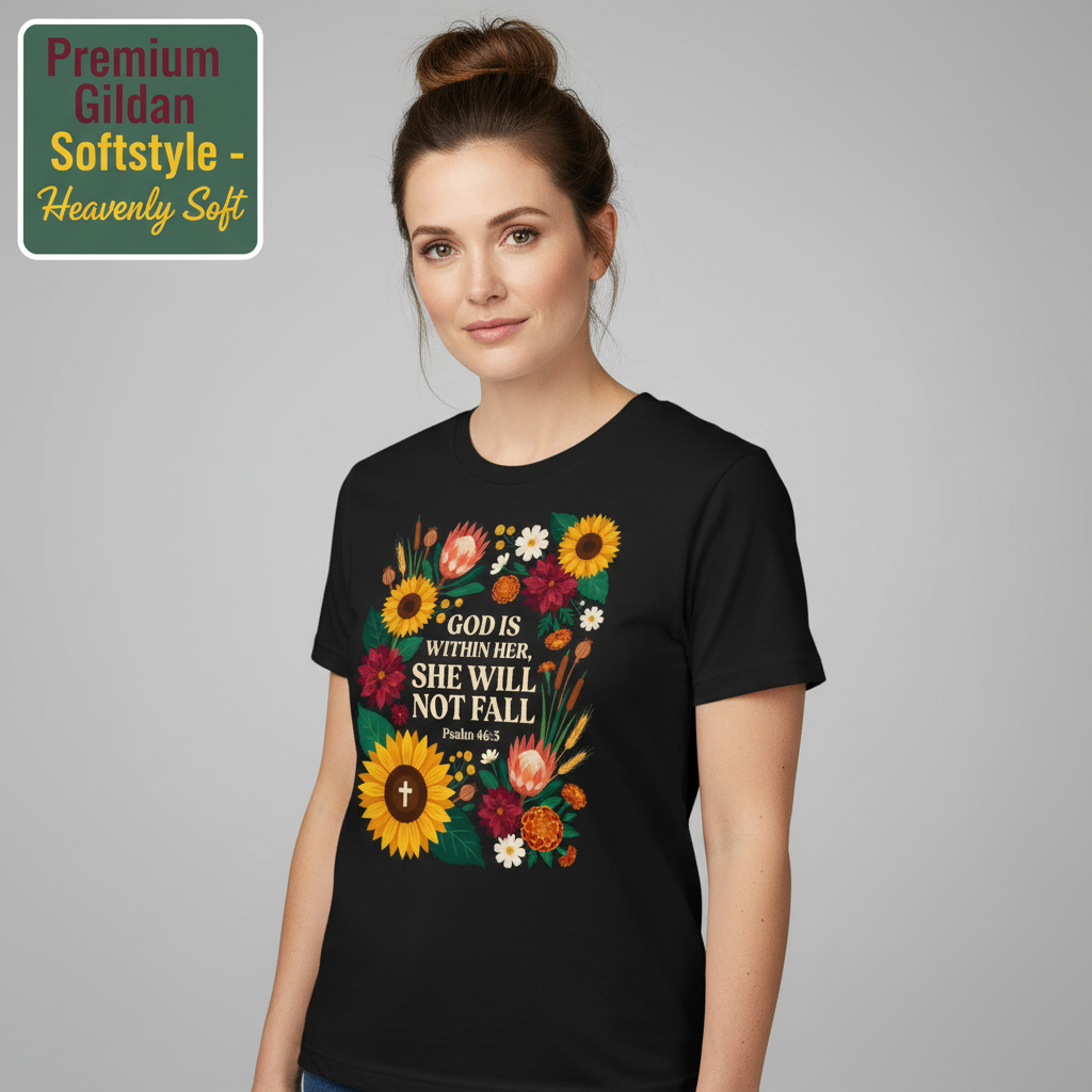 She Will Not Fall T-Shirt__benefit