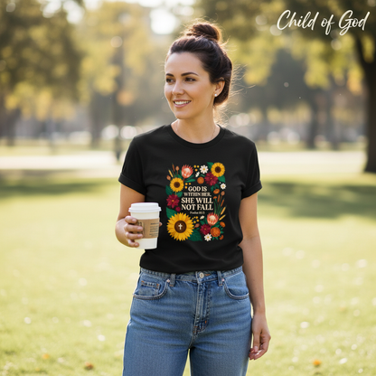 She Will Not Fall T-Shirt__lifestyle
