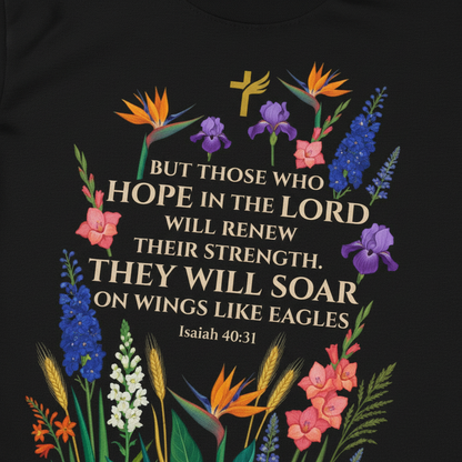 Soar on Wings Like Eagles T-Shirt__detail