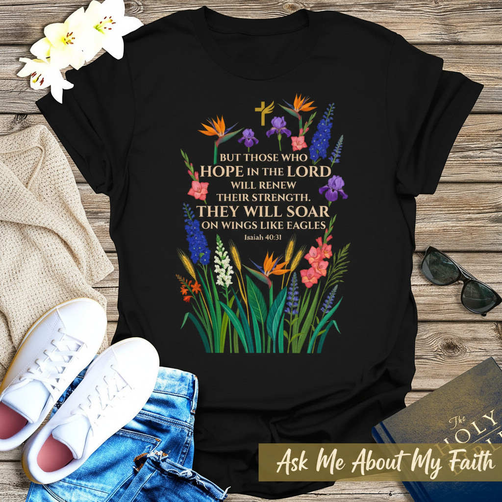 Soar on Wings Like Eagles T-Shirt__pair