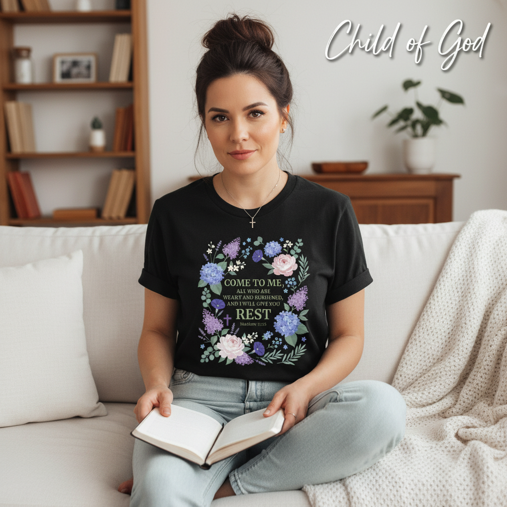 Rest in His Promise T-Shirt__use