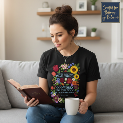 God Works for the Good T-Shirt__use