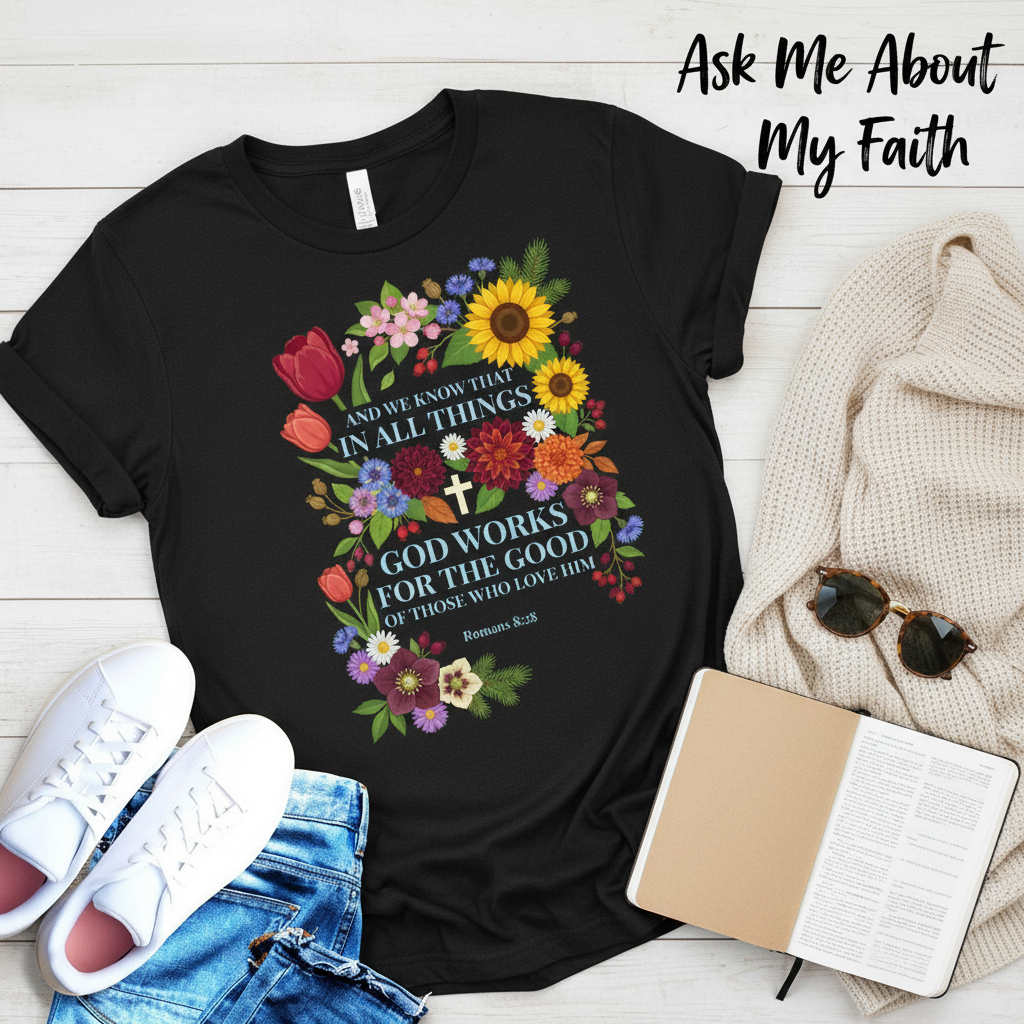 God Works for the Good T-Shirt__pair