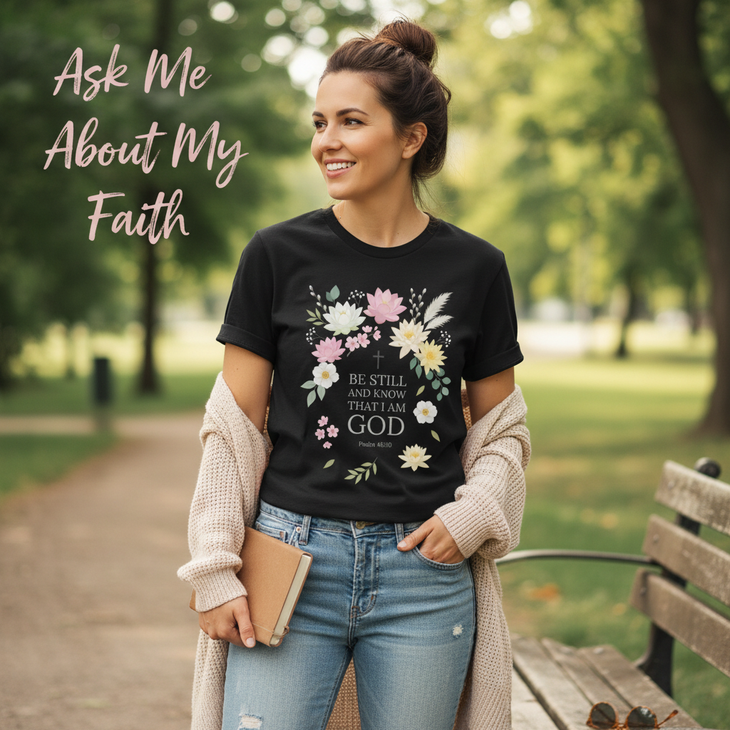 Be Still and Know T-Shirt__pair