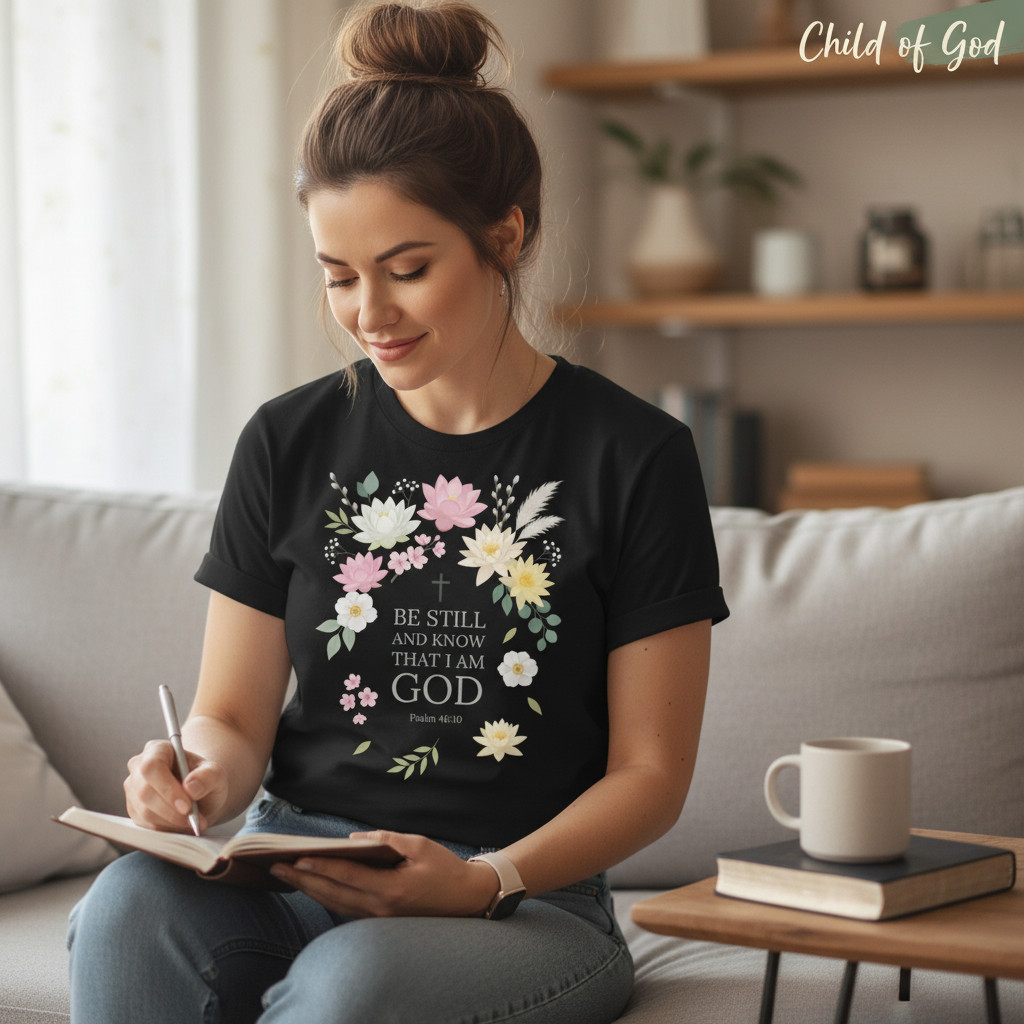 Be Still and Know T-Shirt__use