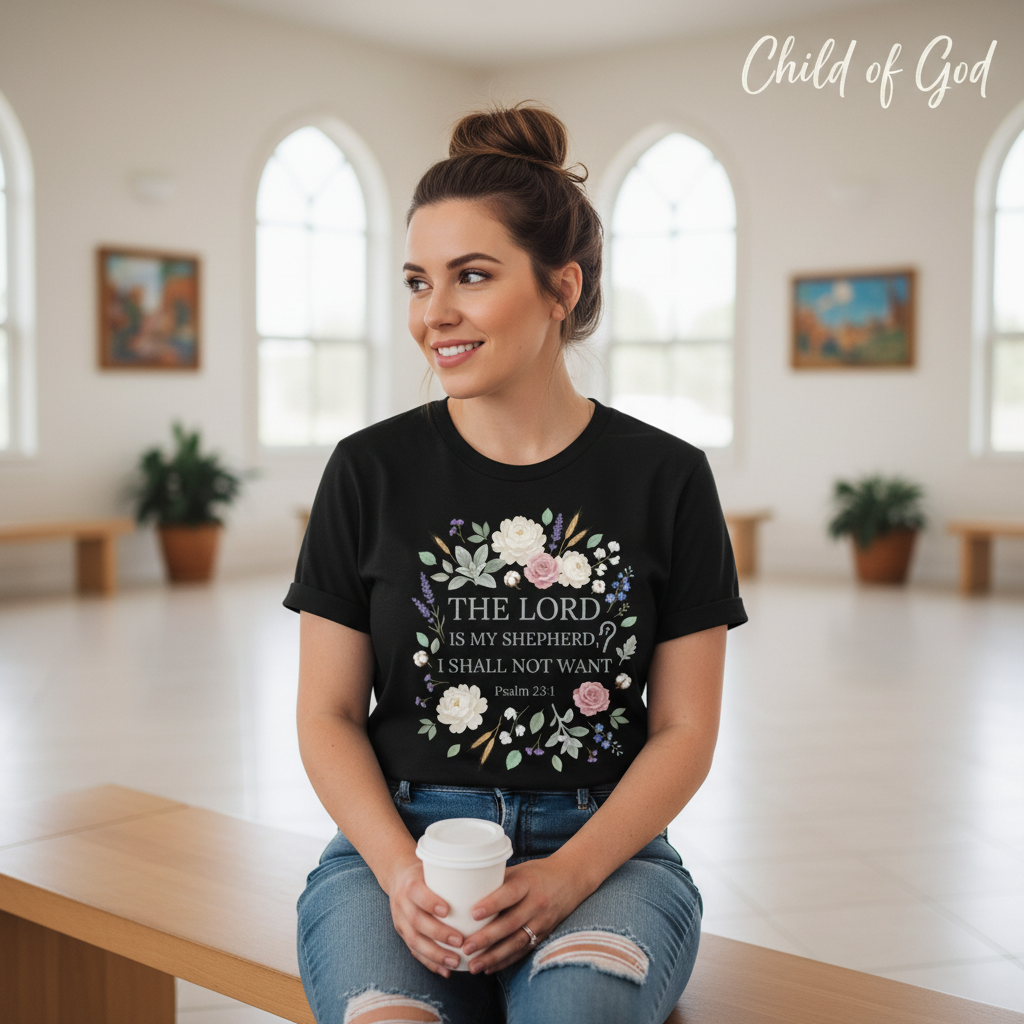 The Lord Is My Shepherd T-Shirt__lifestyle