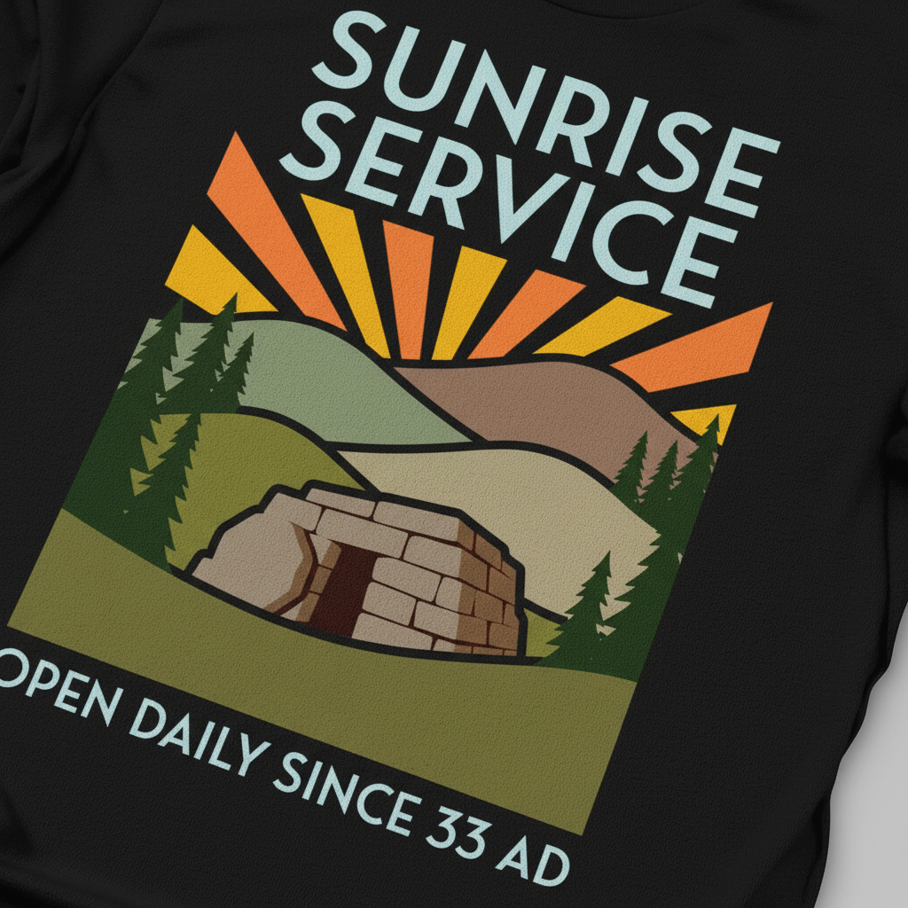 Sunrise Service T-Shirt__detail