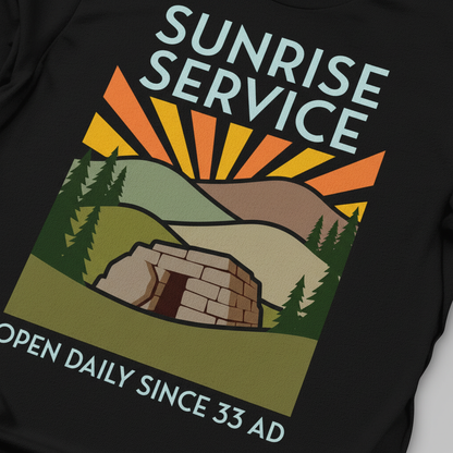 Sunrise Service T-Shirt__detail