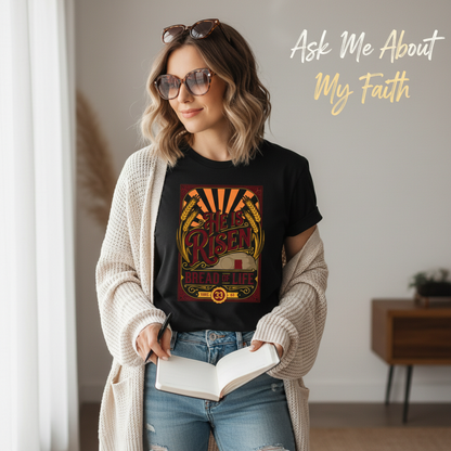 He Is Risen Bread of Life T-Shirt__pair