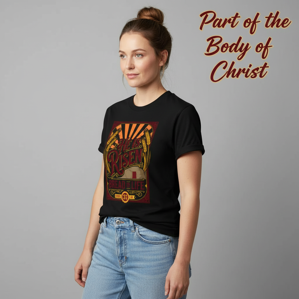 He Is Risen Bread of Life T-Shirt__hero