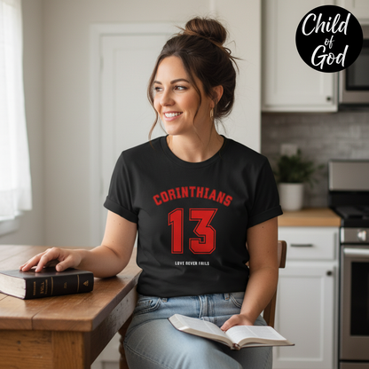Corinthians 13 Love Never Fails T-Shirt__use